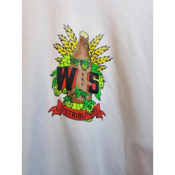 W & S Distributors Beer Thanksgiving Medium Crew Cut Long Sleeve Duratek Shirt - Picture 3 of 5